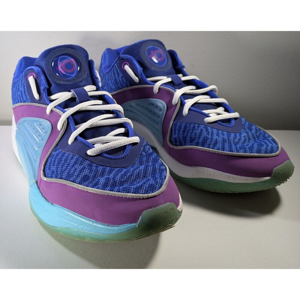 Nike KD Trey 5 X Blue Purple Aqua Basketball Shoes Men’s Size 10